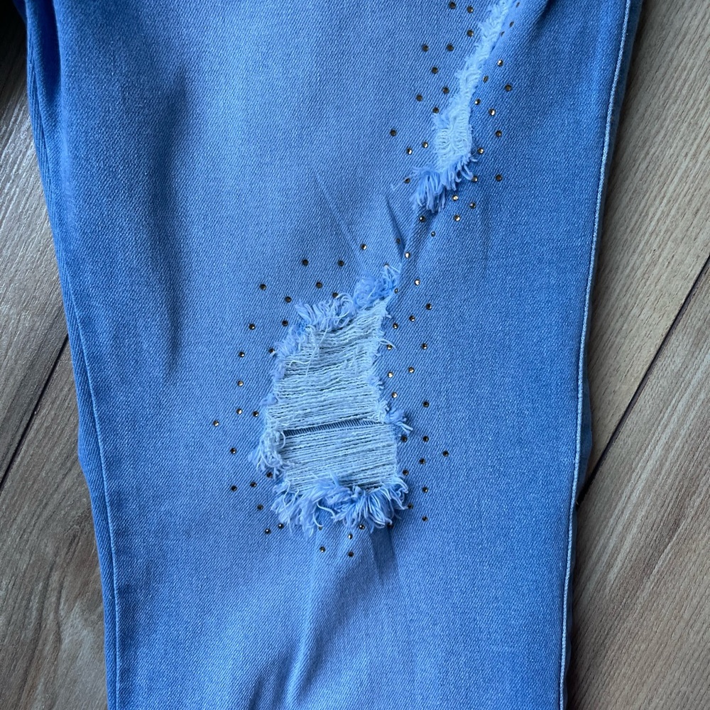 🇨🇴LUJURIA JEANS, Butt Lifter Rhinestone Colombian Skinny Push Up Jean - Picture 7 of 11